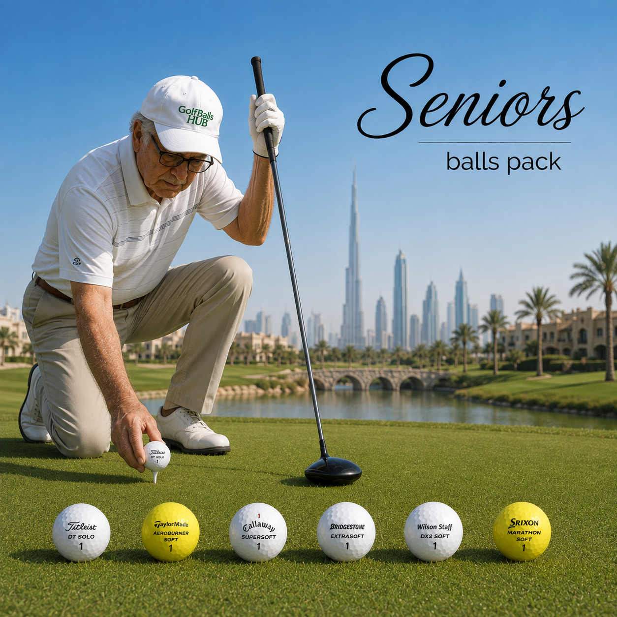 30 BALLS FOR LADIES/SENIORS/JUNIORS - USED BALLS