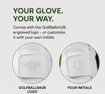 GolfBallsHUB Custom Leather Gloves