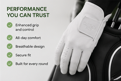 GolfBallsHUB Custom Leather Gloves