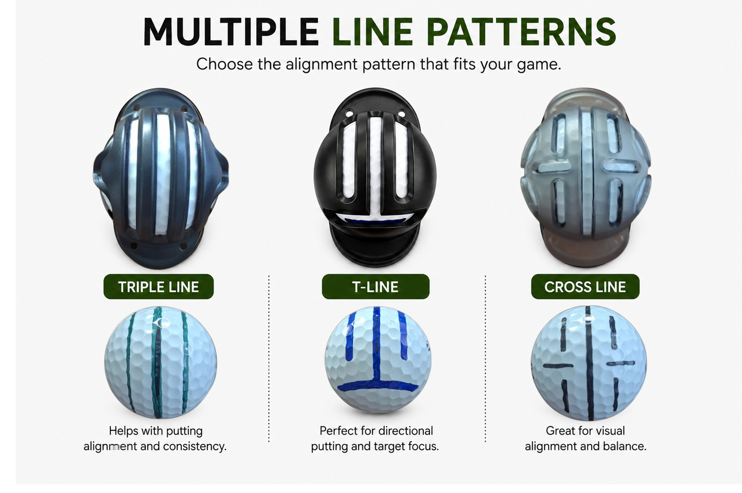 ⛳ Golf Ball Alignment Tools